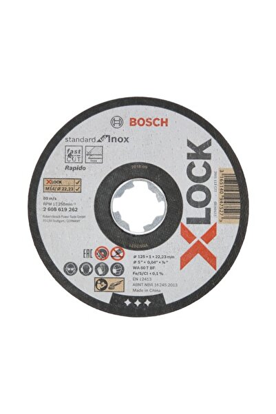 OEM Disc debitare inox Bosch Zubehör Ø125x1x22,23 mm, pentru mandrină X-LOCK ...