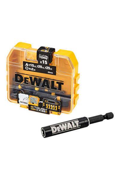 OEM Set biți DeWALT DT70522T-QZ, 15 piese, incl. prelungitor