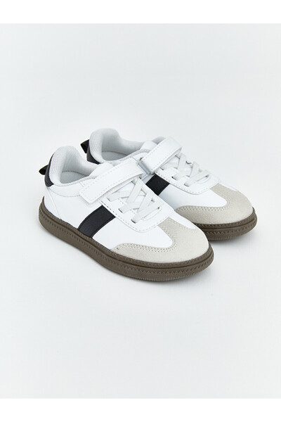 LC Waikiki Lcw Steps Ecru Leather Look Girls' Sports Shoes