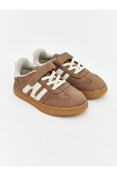 LC Waikiki Lcw Steps Brown Suede-Look Girls' Sports Shoes