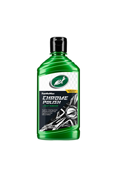 Turtle Wax Chrome Polish & Rust Remover,296 mL, Restores Shine, Protects Chro...