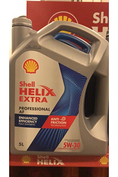 SHELL Bayiden Orijinal 2026 Helix Extra Pro Af 5w30 5 Litre Motor Yağı benzin...