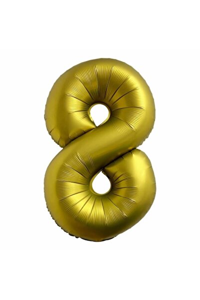 OEM Balon din folie număr, 102cm, Auriu Satinat