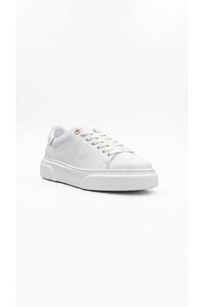 Ustalar Ayakkabı Çanta Pantofi casual de damă albi din piele naturală 632.Z501