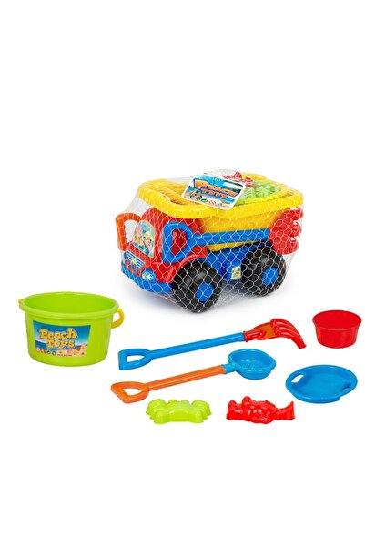 iTajir Children's Beach and Sand Play Set Toy with Dump Truck, Water Bucket a...