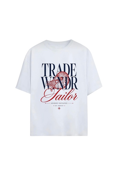 Grafftee Clothing تي شيرت مطبوع بتصميم Ocean Design للجنسين |   تي شيرت مطبوع...