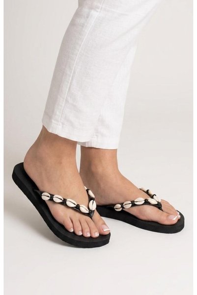 AlessaModa Shop Women's Flip-Flop Handmade Design Slippers (Siyena)