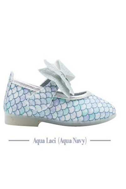 Sy Store Girl's Mermaid Patterned Bowknot Ballerina Shoes