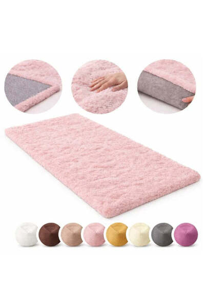CASA JOY Covor pufos 60 x 150 cm, cu bază antiderapantă, diverse culori, en-gros