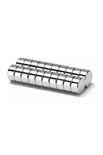 Hdg 20 Adet Güçlü Neodyum Mıknatıs 8x4 Mm