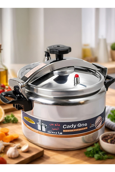 Cady One طنجرة ضغط ألمنيوم بمقابض جانبية مقاومة للحرارة ، قدر ضغط بغطاء أمان ...