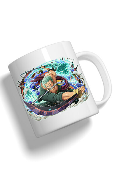 Generic Fashion World Mug Printed with High-quality Anime One piece Roronoa Zoro
