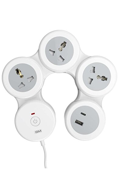 ELTRAZONE واقي أسلاك GM 4+1 G-Hoop مع مفتاح تحكم USB من النوع C و A، مؤشر، غط...