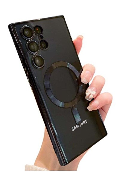 ELTRAZONE for Samsung Galaxy S23 Ultra Case Magnetic Clear with Camera Lens P...