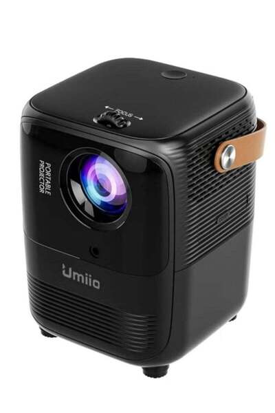 UMİİO جهاز عرض ذكي A008 بشاشة ذكية، يدعم 5G وواي فاي وبلوتوث، بتصميم رباعي ال...