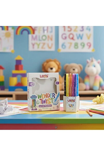 Art & Art Lets Wonder Twist Twistable Crayon 12 Colors