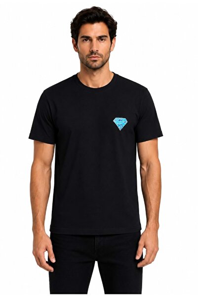 Mavi M0613572 Superman Printed T-Shirt Men's T-Shirt Black