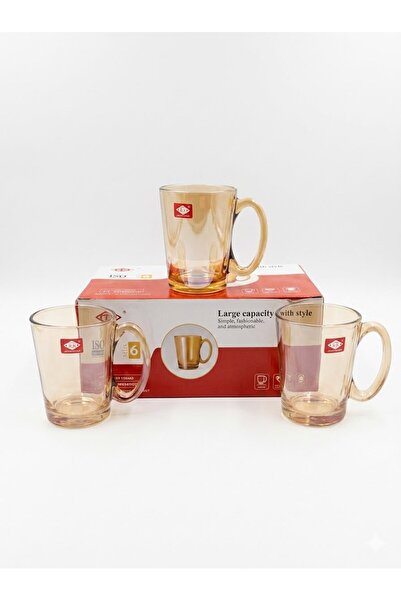 B&D Glass Mug with Comfortable Handle, 315ml – Elegant Clear Glass Coffee & T...
