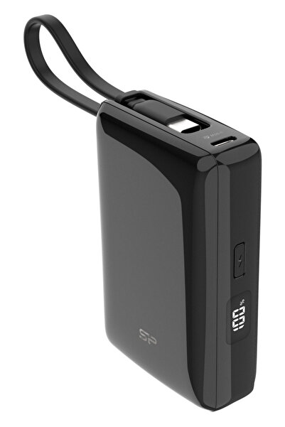 Silicon Power power bank CP10 με καλώδιο USB-C, 2x θύρες εξόδου, 10000mAh, 20...