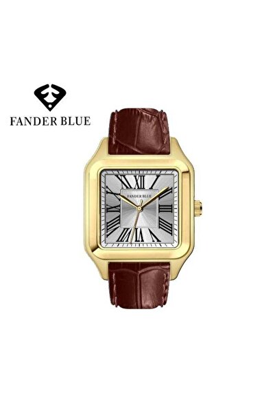 FANDER BLUE Men's Classic Leather Watch - Arabian Elegance with a Modern Design