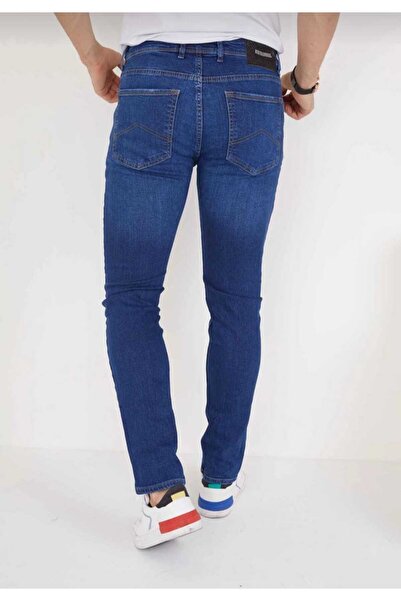 G GOLEND Men's Regular Fit Pipe Leg Flexible Stretch Fabric Jeans Denim Trousers