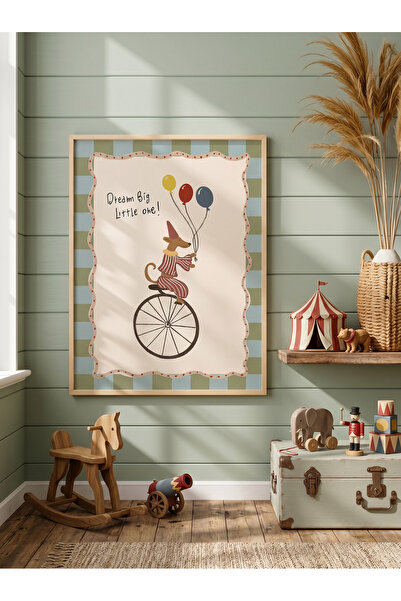 Creatick Design İskandinav Tarzı Masif Ahşap Çerçeveli Çocuk ve Bebek Odası M...