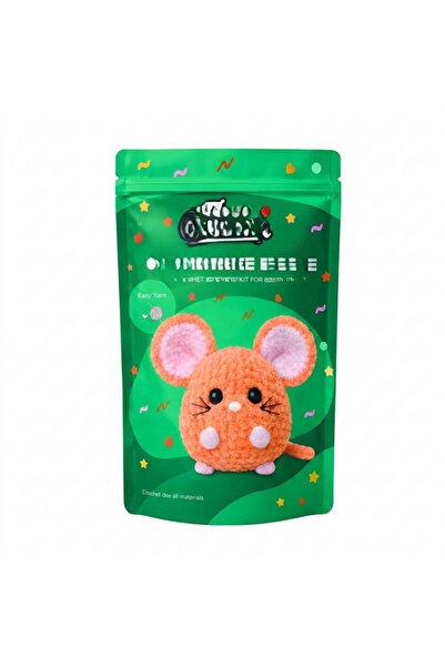 NW NessiWorld Mouse Amigurumi Knitting Kit for Beginners