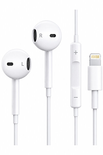 Ryan Lightning Mikrofonlu Kablolu Kulak İçi Kulaklık iPhone 14 13 12 11 X XR ...