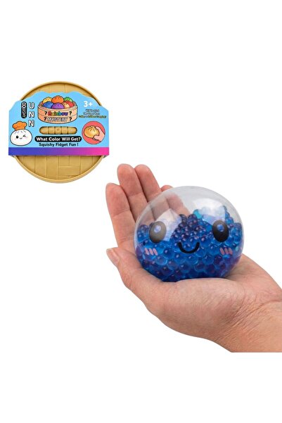 Noname Антистрес играчка Squishy Bun — Orbeez Crystal Edition, синя, 8 см, 12...