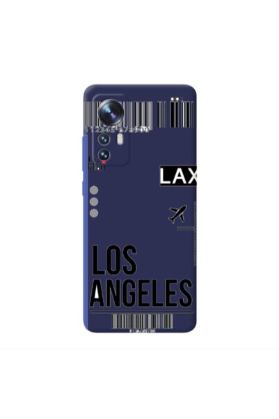Other Xiaomi Mi 12 Pro Los angeles Dark blue Colored Silicone TPU Θήκη