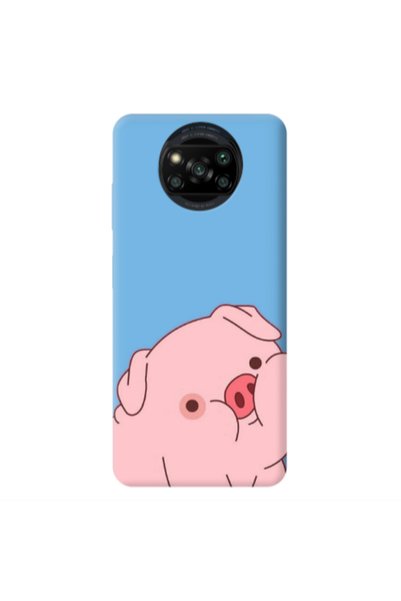 Other Xiaomi Poco X3 /X3 Pro Piggy 1 Blue Colored Silicone TPU Θήκη