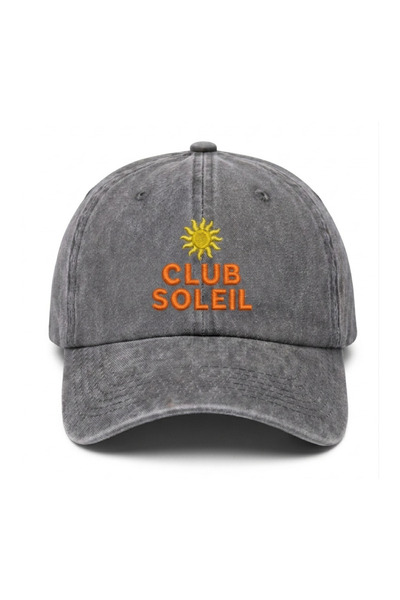 Tresore ''Club Soleil'' Embroidered Washed Hat /''Sun Club'' Embroidered Wash...