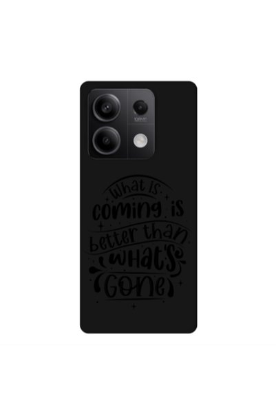 Other Xiaomi Redmi Note 13 5G What is coming Black Colored Silicone TPU Θήκη