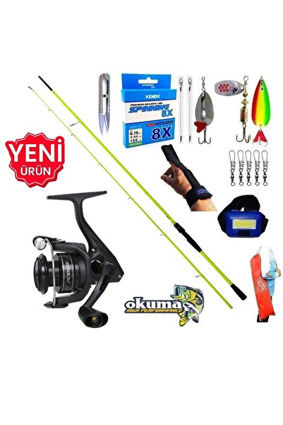 Okuma Revenger Rv-3000A 210cm 5-45gr Karbon High Tech Turna Spin Olta Takımı ...