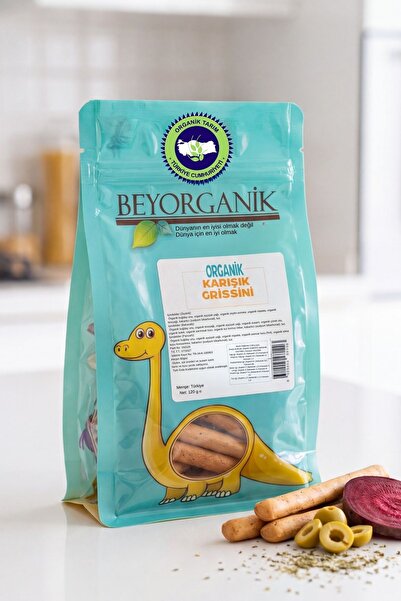 BEYORGANİK Organik Karışık Grissini 120gr