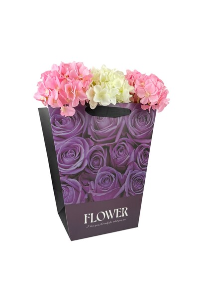 OEM Set Pachete pentru Flori Hârtie Lila 34x28x17