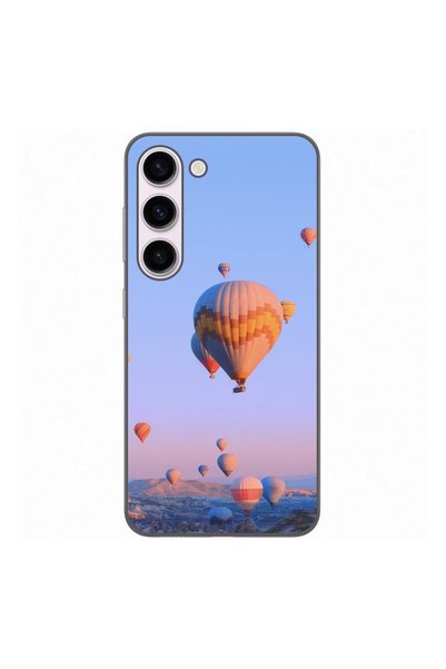 OEM Калъф, съвместим със Samsung Galaxy S23, силиконов гел TPU с десен на балони