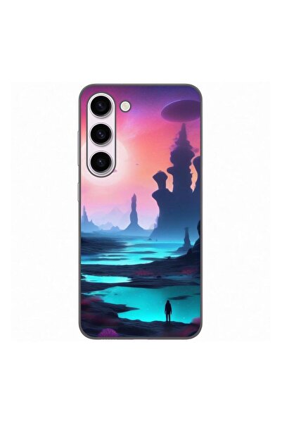 OEM Θήκη συμβατή με Samsung Galaxy S23 Σιλικόνης Gel TPU Μοντέλο Mystic Planet