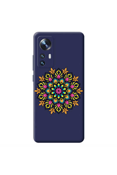 Other Xiaomi Mi 12 Mandala D6 Dark blue Colored Silicone TPU Θήκη