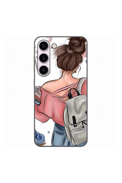 OEM Husa compatibila cu Samsung Galaxy S23 Silicon Gel Tpu Model Girl Fashion...