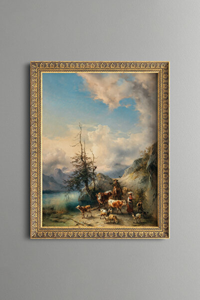 epiqart The Return of the Horse - Vintage Patterned Painting - Fine Model