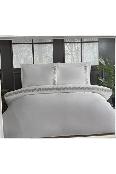 Özdilek 2026 Double Embroidered Duvet Cover Set