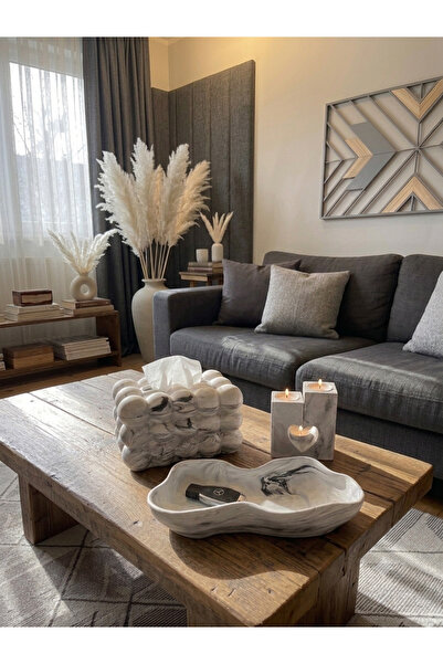 ELASİBEL HOME Dekoratif Bubble Peçetelik, 2’li Sevgili Mumluk, Anahtarlık Pin...