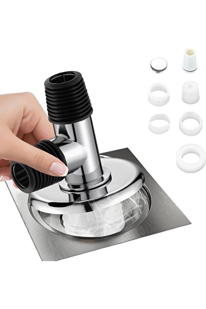 Arabest Washing Machine Floor Drain Connector,Drainage Backflow Preventer,Thr...
