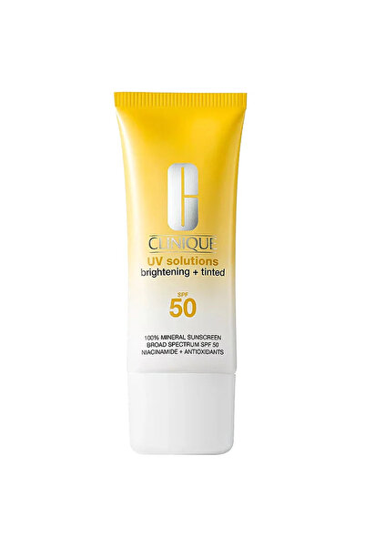 Clinique UV Solutions Brightening + Tinted SPF50 Renkli Güneş Kremi Light 40ml