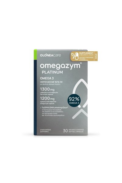 Olonea Omegazym Platinum Ιχθυέλαιο 1300mg 30 μαλακές κάψουλες