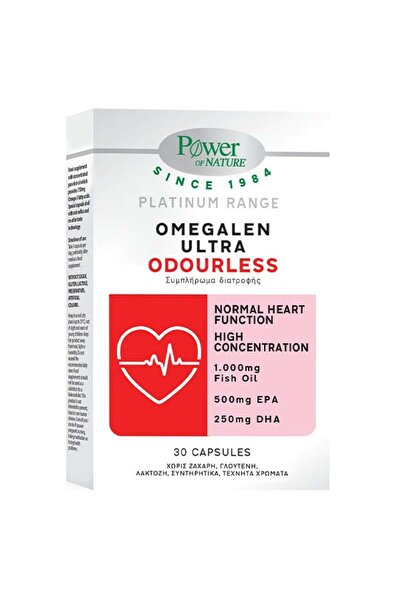 Power Health Platinum Omegalen Ultra Ιχθυέλαιο 1000mg 30 Κάψουλες