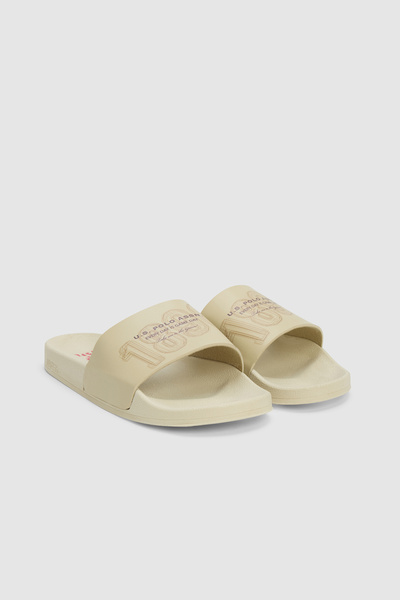 U.S. Polo Assn. Men's Beige Slippers 50323885-Vr011