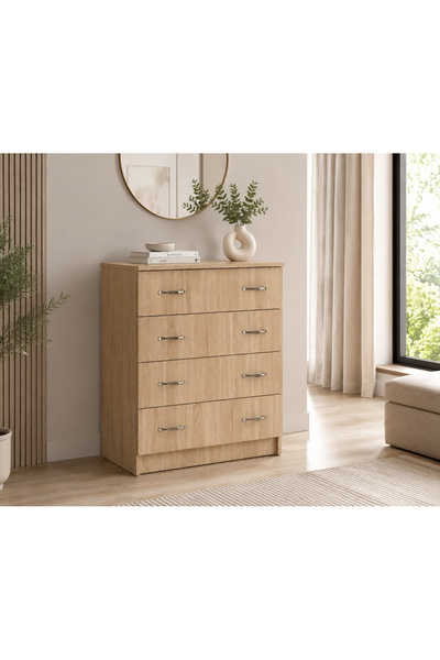 OEM Comoda 4B Sonoma 72x39x85 cm