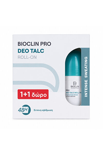 Bioclin Deo Pro Talc Roll-On 48H 50ml 1+1